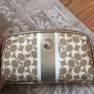 Coach makeup bag